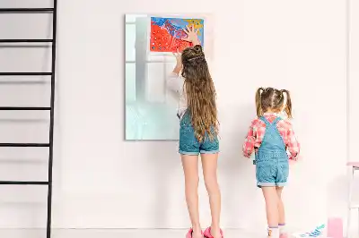 Tablă cu marker cu model abstracție pastelată