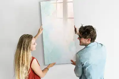 Tablă cu marker cu model abstracție pastelată
