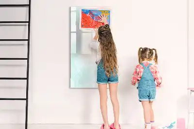 Tablă cu marker cu model abstracție pastelată