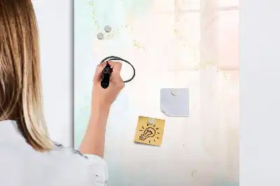 Tablă cu marker cu model abstracție pastelată