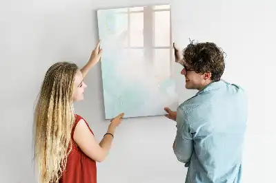 Tablă cu marker cu model abstracție pastelată