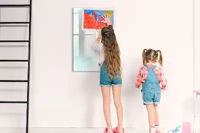 Tablă cu marker cu model abstracție pastelată