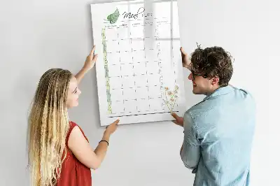 Tablă magnetică pentru planificarea meselor pentru scris