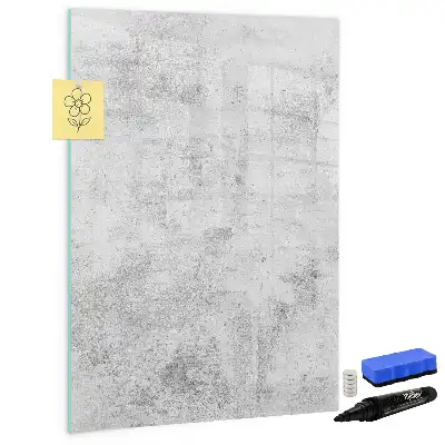 Tablă cu marker design perete de beton