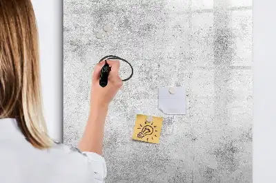Tablă cu marker design perete de beton