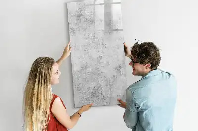 Tablă cu marker design perete de beton