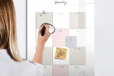 Planificator anual tablă cu marker
