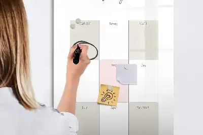 Planificator anual tablă cu marker