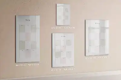 Planificator anual tablă cu marker