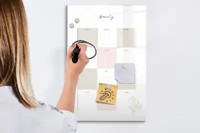 Planificator anual tablă cu marker