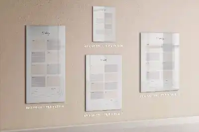 Planificator săptămânal tablă magnetică cu marker