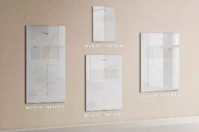 Tablă magnetică pentru scris planificator zilnic