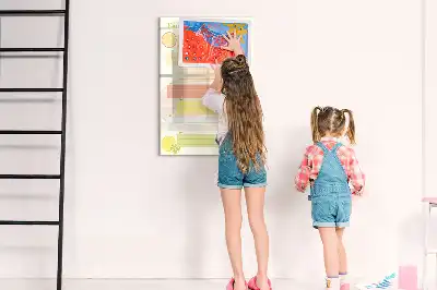 Planificator de meniu cu suprafață magnetică pentru marker
