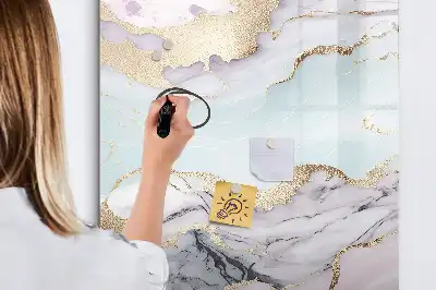 Tablă cu marker cu model de marmură