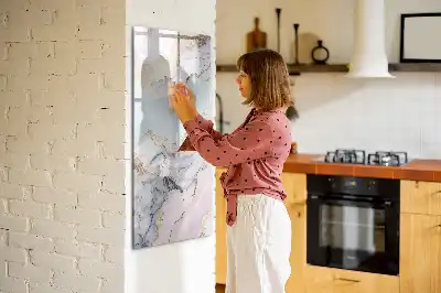 Tablă cu marker cu model de marmură