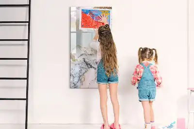 Tablă cu marker cu model de marmură