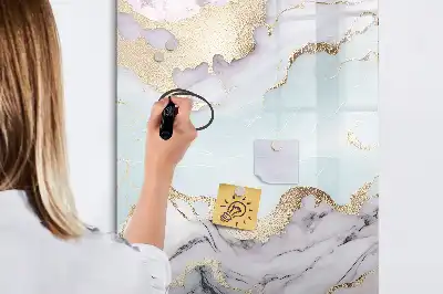Tablă cu marker cu model de marmură