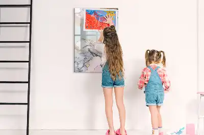 Tablă cu marker cu model de marmură