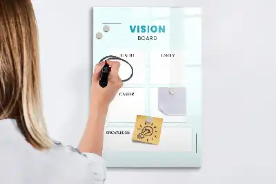 Planificator de sănătate cu tablă pentru marker