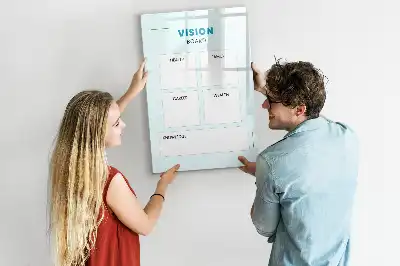Planificator de sănătate cu tablă pentru marker