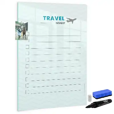 Tablă magnetică pentru planificarea călătoriilor planificator de călătorii