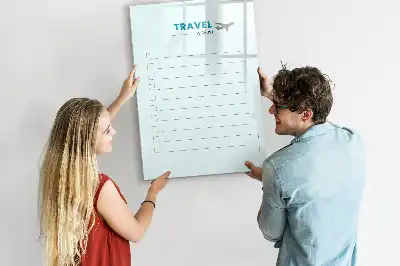 Tablă magnetică pentru planificarea călătoriilor planificator de călătorii