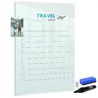 Tablă magnetică pentru planificarea călătoriilor planificator de călătorii