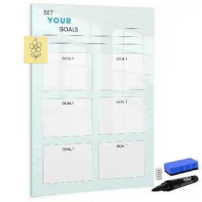 Tablă magnetică de scris planificator de obiective