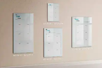 Tablă magnetică de scris planificator de obiective