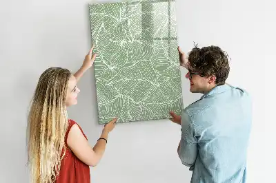 Tablă cu marker model cu frunze mari