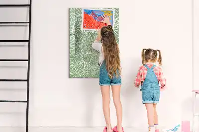 Tablă cu marker model cu frunze mari