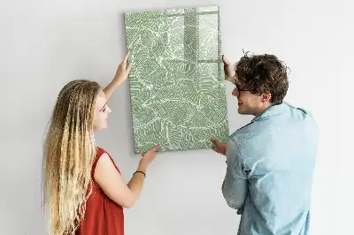 Tablă cu marker model cu frunze mari