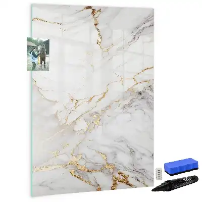 Tablă cu marker design marmură decorativă