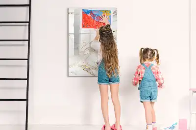 Tablă cu marker design marmură decorativă