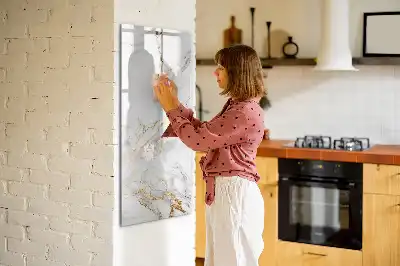 Tablă cu marker design marmură decorativă