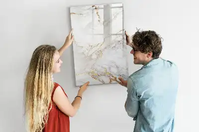 Tablă cu marker design marmură decorativă