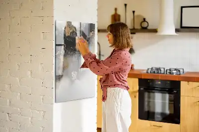 Tablă cu marker cu model de abstracție de marmură