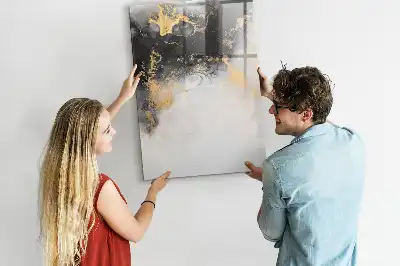 Tablă cu marker cu model de abstracție de marmură