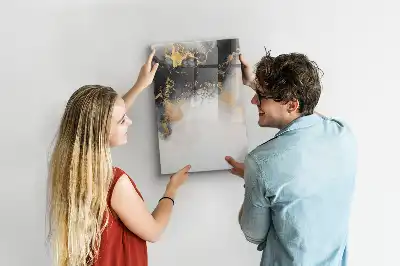 Tablă cu marker cu model de abstracție de marmură