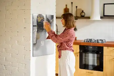 Tablă cu marker cu model de abstracție de marmură