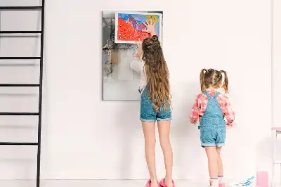 Tablă cu marker cu model de abstracție de marmură