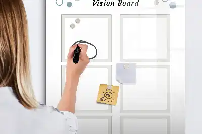 Tablă magnetică de scris panou de viziune