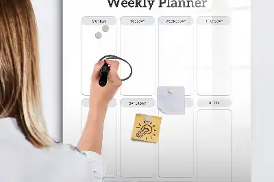 Planificator săptămânal tablă cu marker