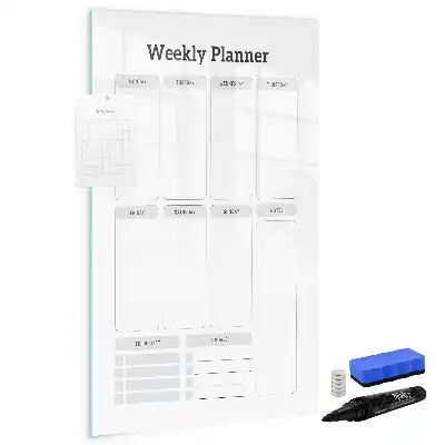 Planificator săptămânal tablă cu marker