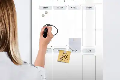 Planificator săptămânal tablă cu marker