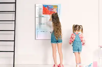 Tablă magnetică de scris cu format de plăcuță