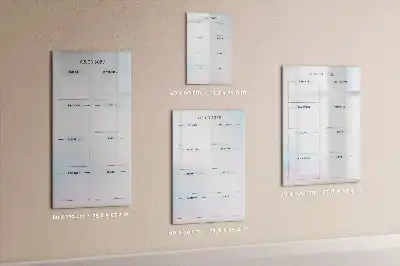 Tablă magnetică de scris cu format de plăcuță