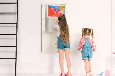 Tablă magnetică de scris model cu flori delicate