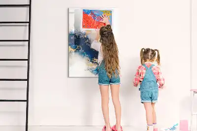Tablă cu marker din marmură absolută