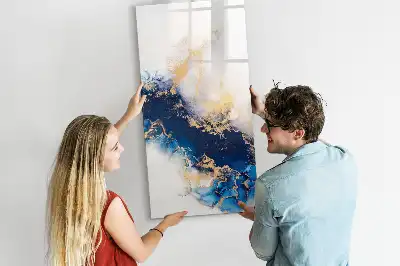 Tablă cu marker din marmură absolută